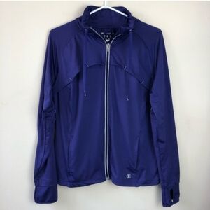 Champion Large Zip Up Athletic Sweater